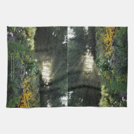 Sonnentage im Garten der verspäteten Jahreszeit Geschirrtuch