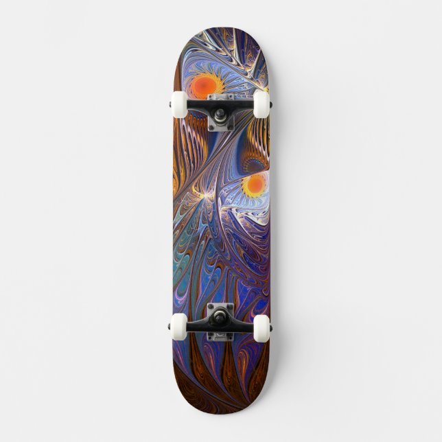 Sonnentempel Skateboard (Vorderseite)