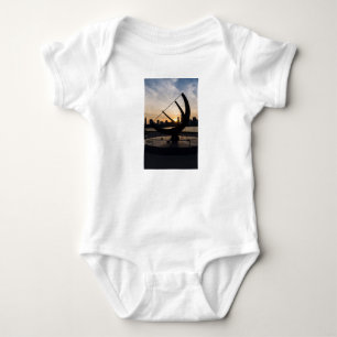 Sonnenuhr Sonnenuntergang Baby Strampler