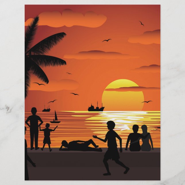 Sonnenuntergang (Vorderseite)