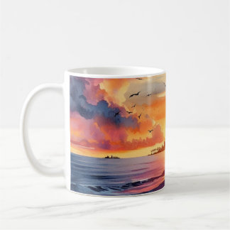 Sonnenuntergang 11oz Kaffeetasse