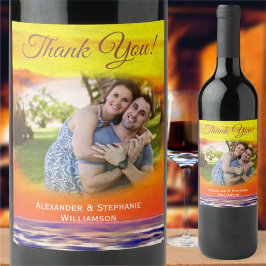 Sonnenuntergang 2443 weinetikett