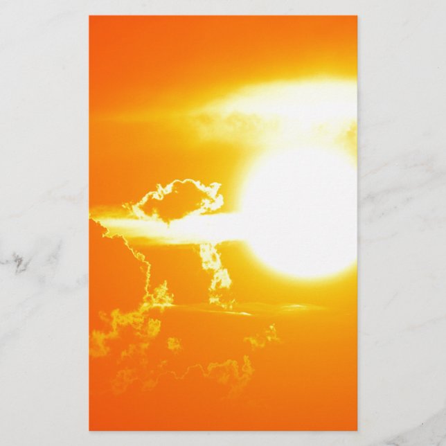 Sonnenuntergang 3 briefpapier (Vorderseite)