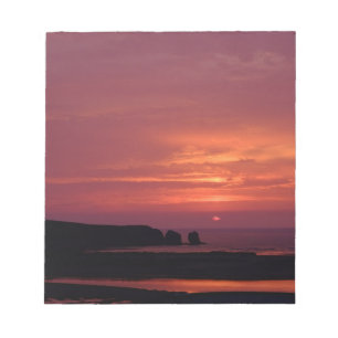 Sonnenuntergang 3 notizblock