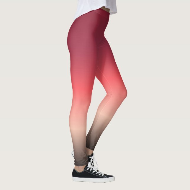 Sonnenuntergang Abend Leggings (Rechts)