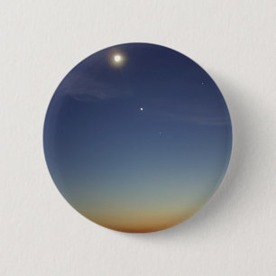 Sonnenuntergang-Abends-Mond-Sterne Button