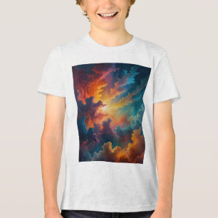 Sonnenuntergang, aber machen es episch Tri-Blend shirt