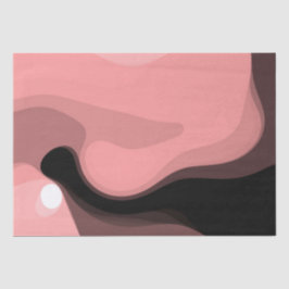 Sonnenuntergang: Abstrakt rosa, schwarz und weiß Seidenpapier