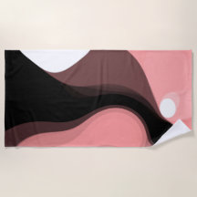 Sonnenuntergang: Abstrakt rosa, schwarz und weiß