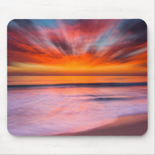 Sonnenuntergang abstrakt vom Tamarack Beach Mousepad