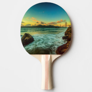 Sonnenuntergang am Bäcker-Strand Tischtennis Schläger