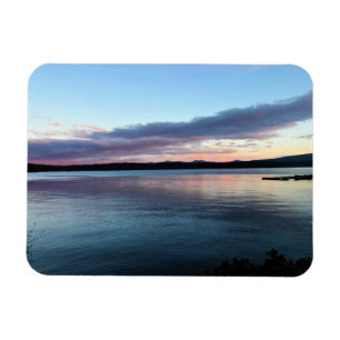 Sonnenuntergang am Crescent Lake, OR Magnet