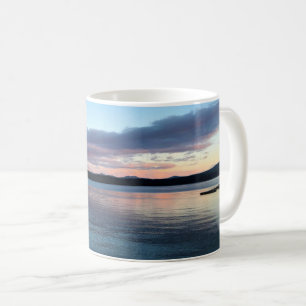 Sonnenuntergang am Crescent Lake, Oregon Kaffeetasse
