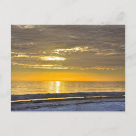 Sonnenuntergang am Fort Myers Beach, Florida Postkarte
