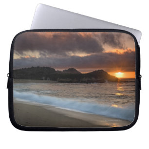 Sonnenuntergang am Kloster-Strand, Carmel, Laptopschutzhülle