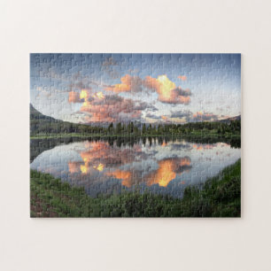 Sonnenuntergang am Little Molas Lake - Colorado