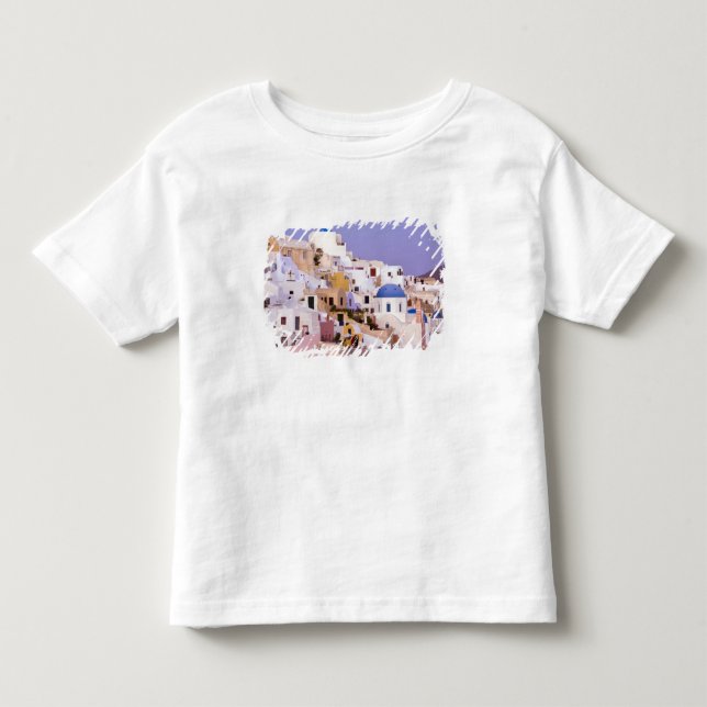 Sonnenuntergang am Öl, Santorini 2 Kleinkind T-shirt (Vorderseite)