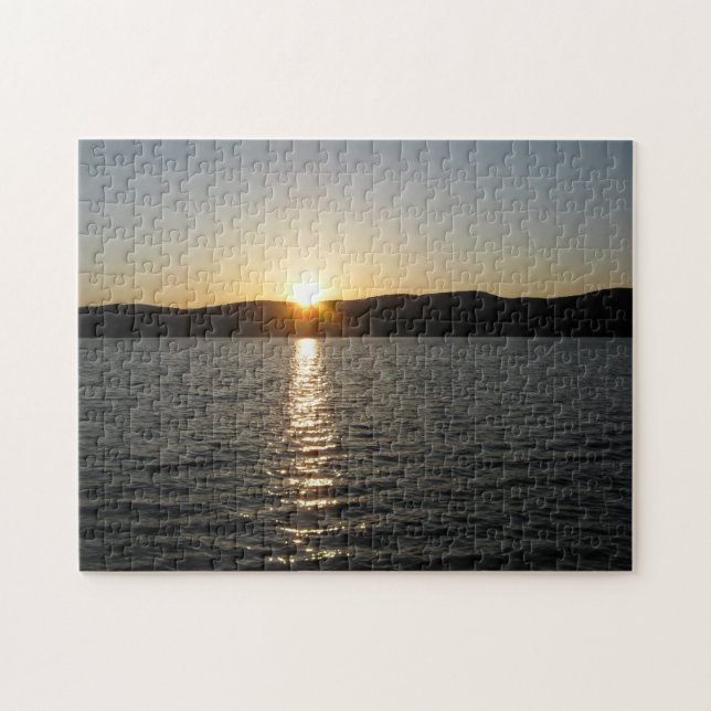 Sonnenuntergang am Onota See: Horizontal (Horizontal)