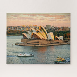 Sonnenuntergang am Opernhaus Sydney - 16x20 - 520 