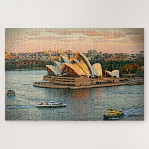Sonnenuntergang am Opernhaus Sydney - 20x30 - 1014