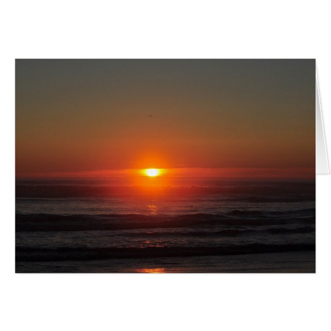 Sonnenuntergang am Pazifik (Vorderseite (Horizontal))