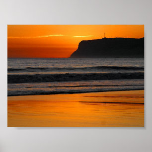 Sonnenuntergang am Point Loma Poster
