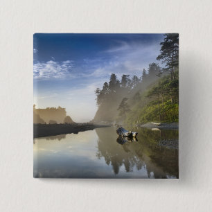 Sonnenuntergang am Ruby Beach, Olympic National Pa Button