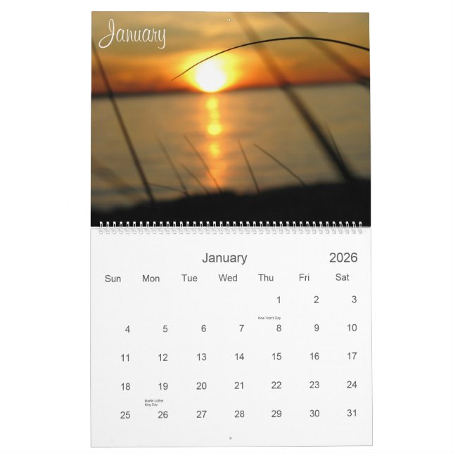 Sonnenuntergang am Strand 2010 Kalender (Jan 2026)