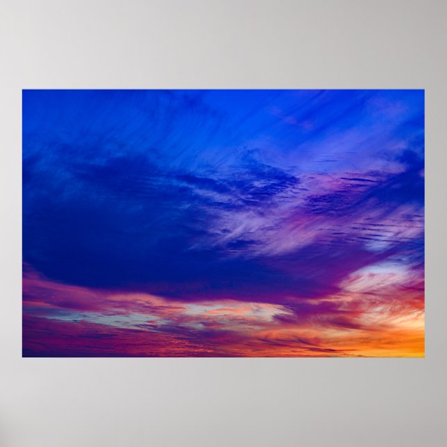 Sonnenuntergang am Strand 3 Poster (Vorne)