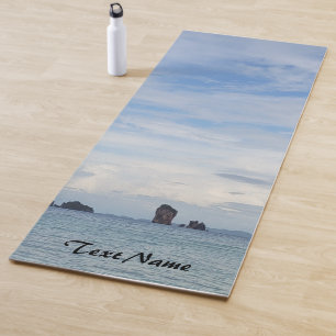 Sonnenuntergang am Strand Blick aufs Meer Personal Yogamatte