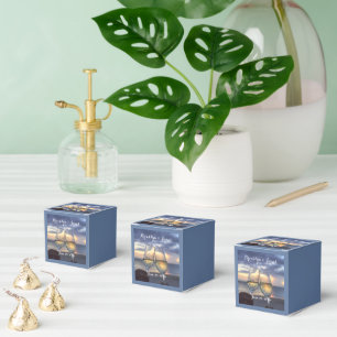 Sonnenuntergang am Strand Hochzeitsvorzügen Boxen Geschenkschachtel