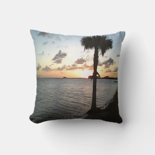 Sonnenuntergang am Strand Kissen