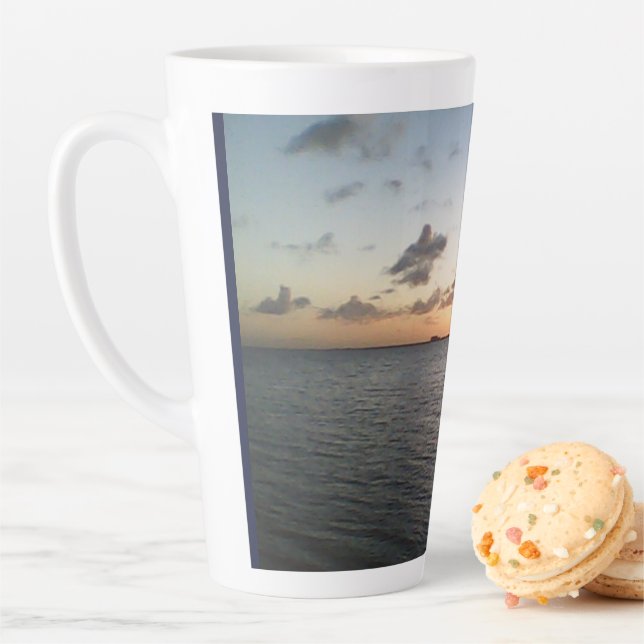 Sonnenuntergang am Strand Milchtasse (Beispiel)