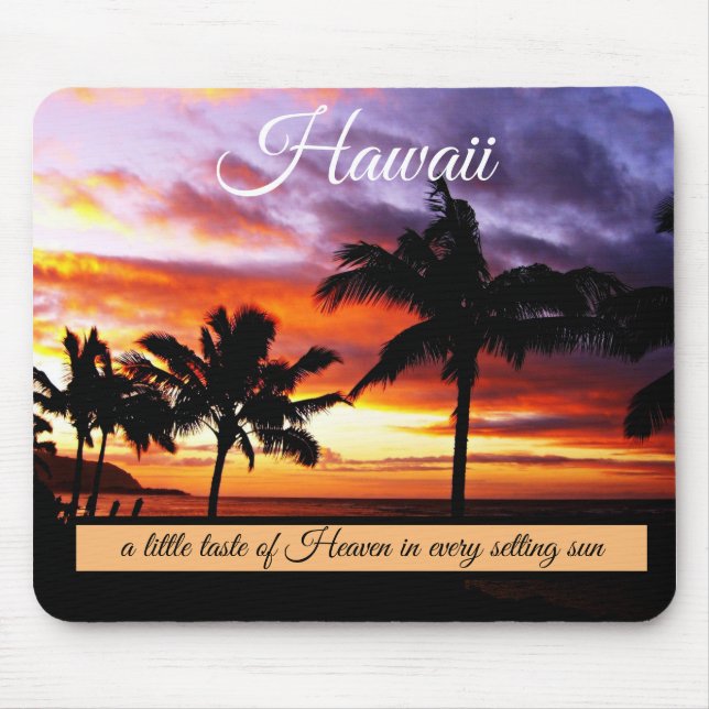 Sonnenuntergang am Strand Mousepad (Vorne)