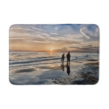 Sonnenuntergang am Strand Siesta Key Badezimmertep