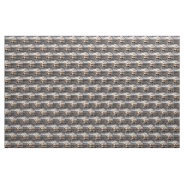 Sonnenuntergang am Strand Stoff (Yard (91,4 cm))