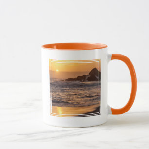 Sonnenuntergang am Strand von Pfeiffer Tasse