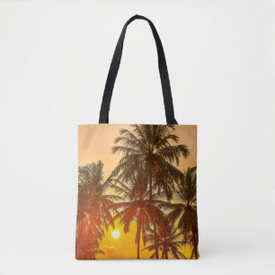 Sonnenuntergang am Strand von Sri Lanka Tasche