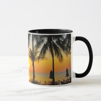 Sonnenuntergang am Strand Weiße 325ml Classic Weiß Tasse