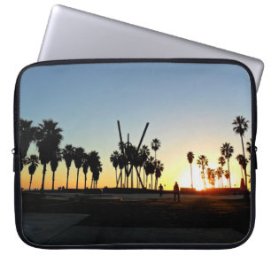 Sonnenuntergang am Venice Beach Laptopschutzhülle