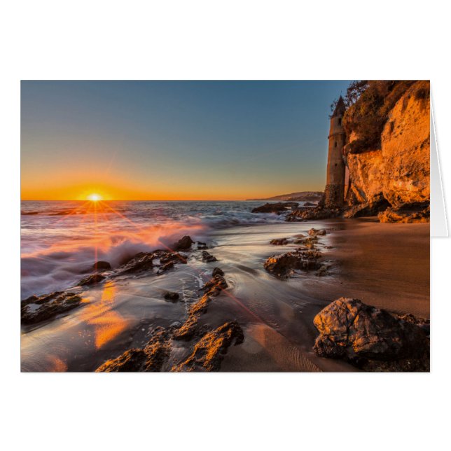 Sonnenuntergang am Victoria Beach (Vorderseite (Horizontal))