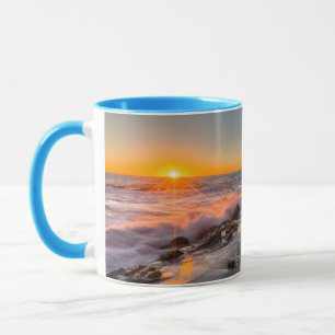 Sonnenuntergang am Victoria Beach Tasse