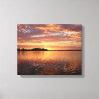 Sonnenuntergang am Wasser