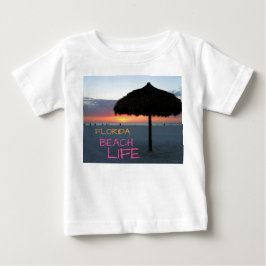Sonnenuntergang am weißen Sandstrand von Florida Baby T-shirt