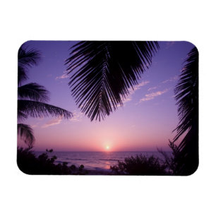 Sonnenuntergang am West End, Cayman Brac, Cayman I Magnet