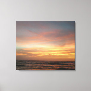 Sonnenuntergang an den Outer Banks von North Carol Leinwanddruck