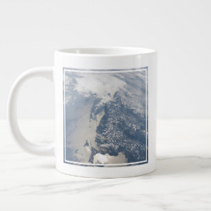 Sonnenuntergang an der Küste von Massachusetts. Jumbo-Tasse