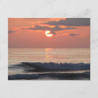 Sonnenuntergang an der Küste von Oregon Postkarte
