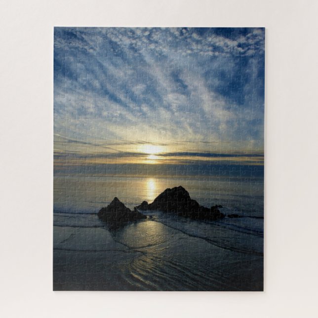 Sonnenuntergang an der Pazifikküste - 16x20 - 520  (Vertikal)
