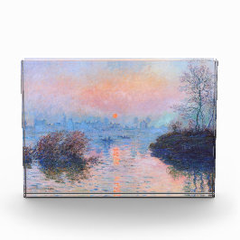 Sonnenuntergang an der Seine-Claude Monet Fotoblock